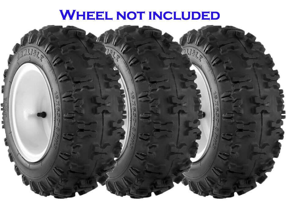 Carlisle Snow Hog Snow Thrower Tiller Tire 4ply 18x6.50-8 Pack of 3