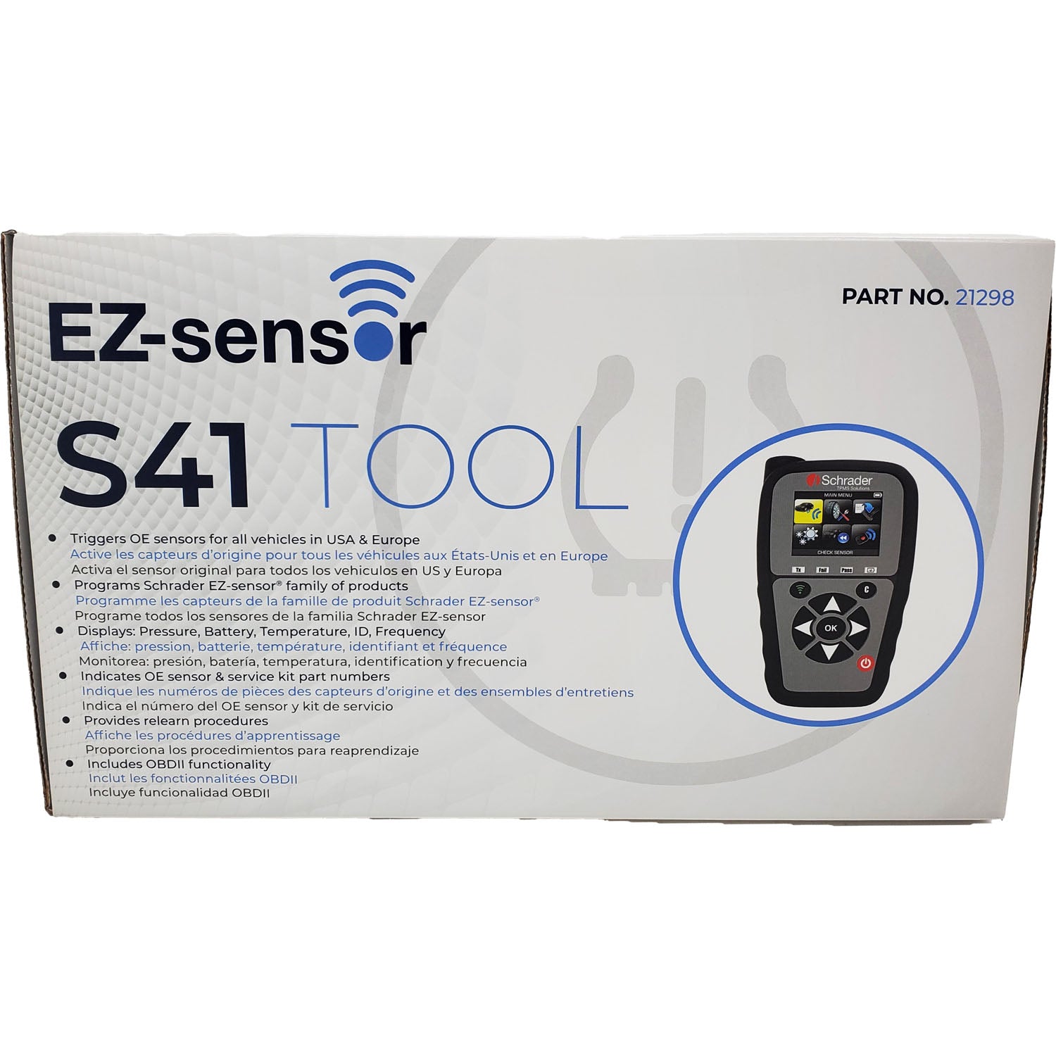 Schrader 21298 S41 Tool with 24 33500 EZ Sensors