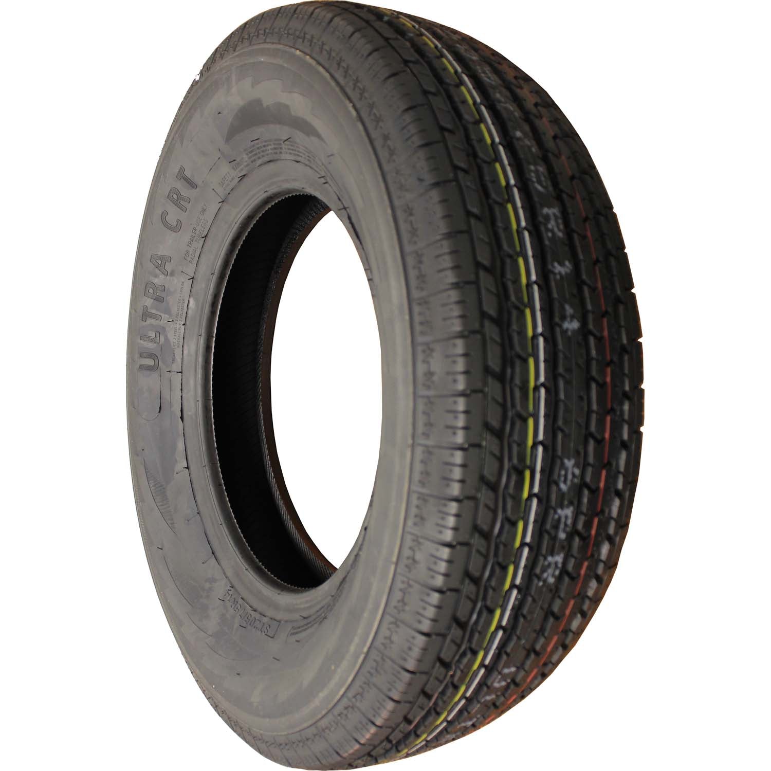 Carlstar Ultra CRT Radial Trailer Tire LRC 6Ply ST215/75R14 Pack of 2