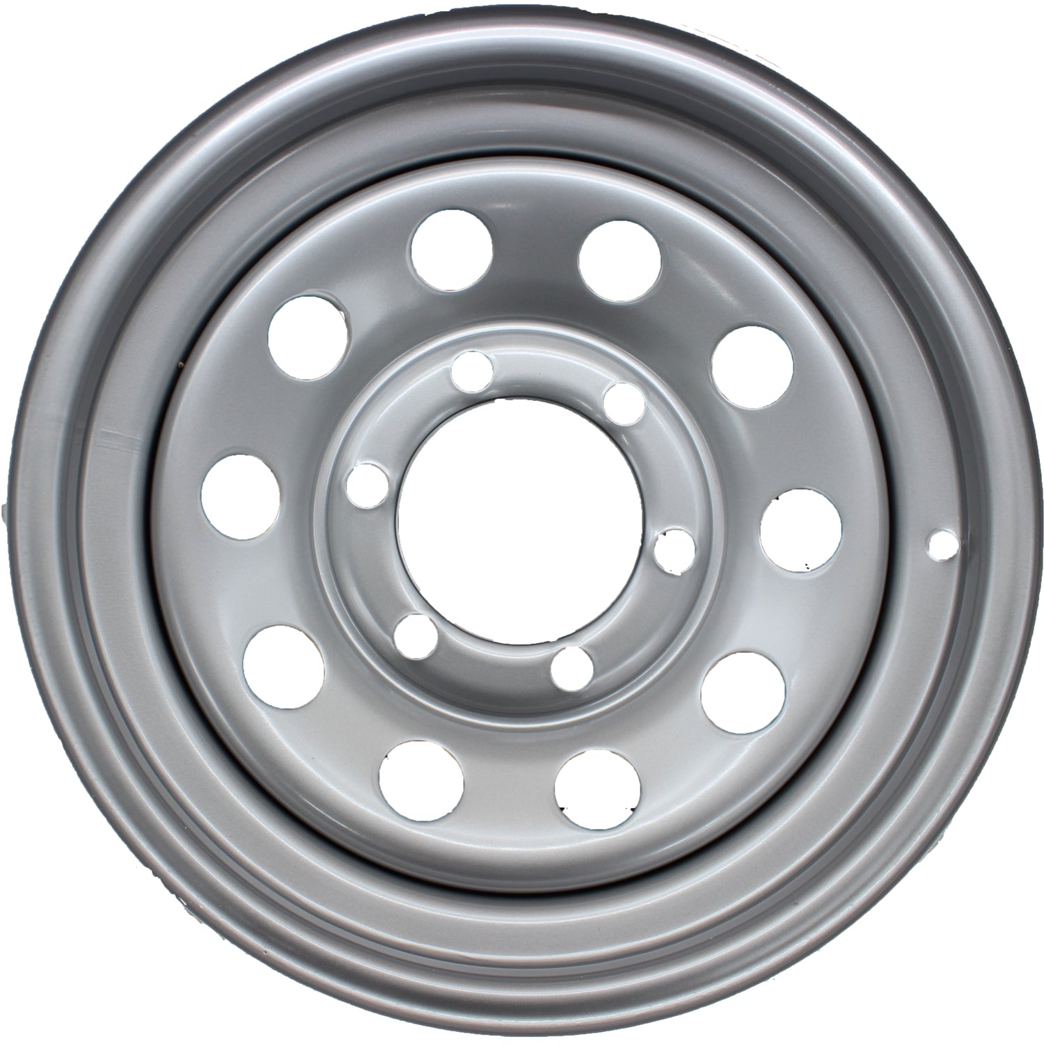 Premium Service 15x6 6 On 5.5 Modular Steel Wheel  - Silver