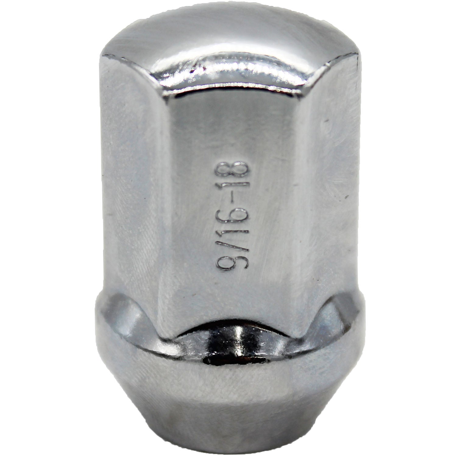 Ascot LN-05 9/16" - 18 Duplex Bulge 7/8" Hex Lug Nut - Pack of 20