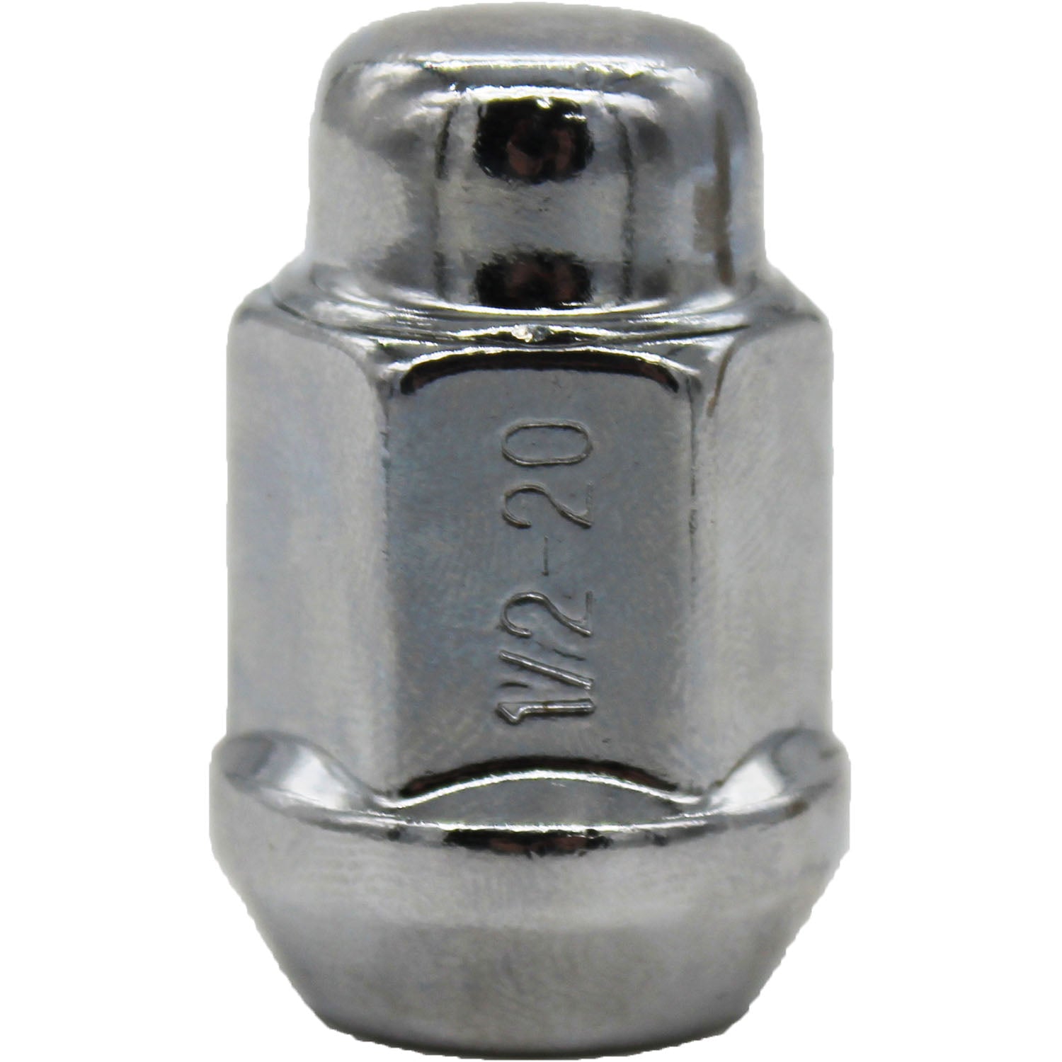 Ascot LN-13 1/2" - 20 Bulge Acorn 3/4" Hex Lug Nut - Pack of 20