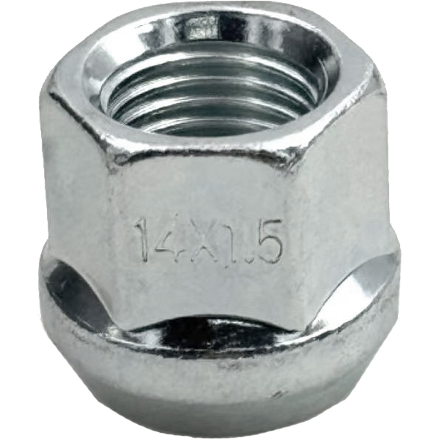 Ascot LN-29 M14 x 1.50" Open End Bulge Acorn Zinc Lug Nut 3/4" Hex