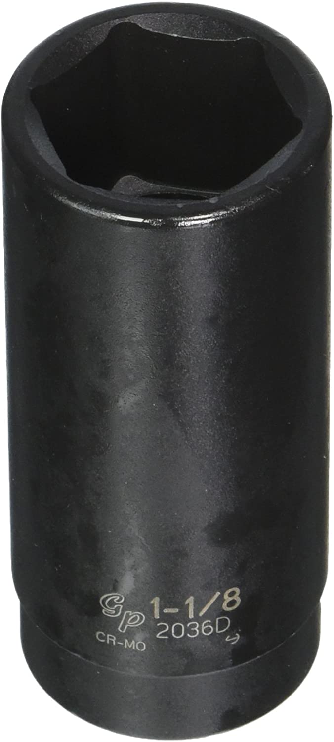 Grey Pneumatic 2036D 1/2" Drive 1-1/8" Deep Impact Socket