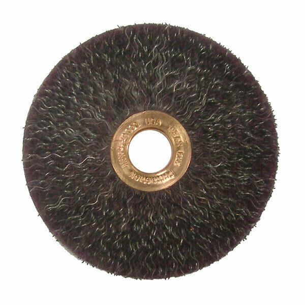 Weiler 35250 3" X 1/2" Encapsulated Wire Wheel .0118 Wire 1/2" Arbor Hole