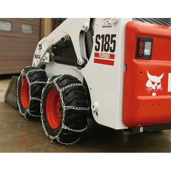 Peerless 0342955 Wide Base Skid Steer 15" - 16.5" Twist 4-Link Tire Chains