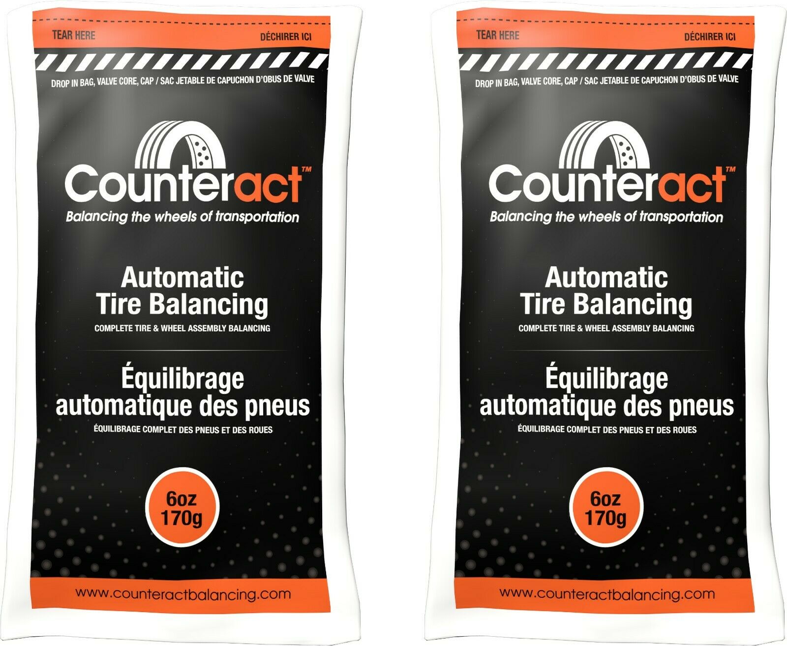 Counteract 060BNB Tire Balancing Beads 6 oz (2 Bags)