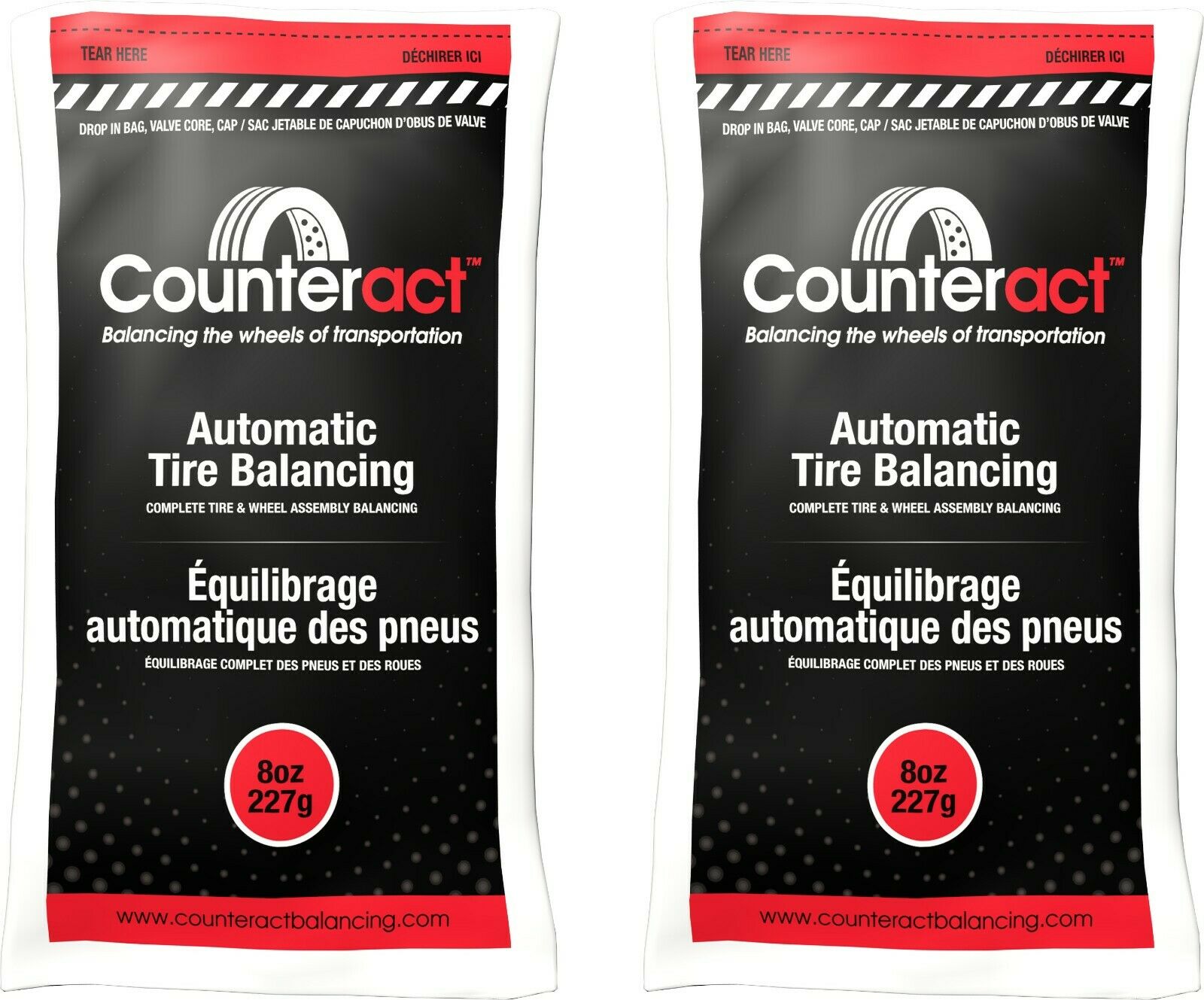 Counteract 080BNB Tire Balancing Beads 8 oz (2 Bags)