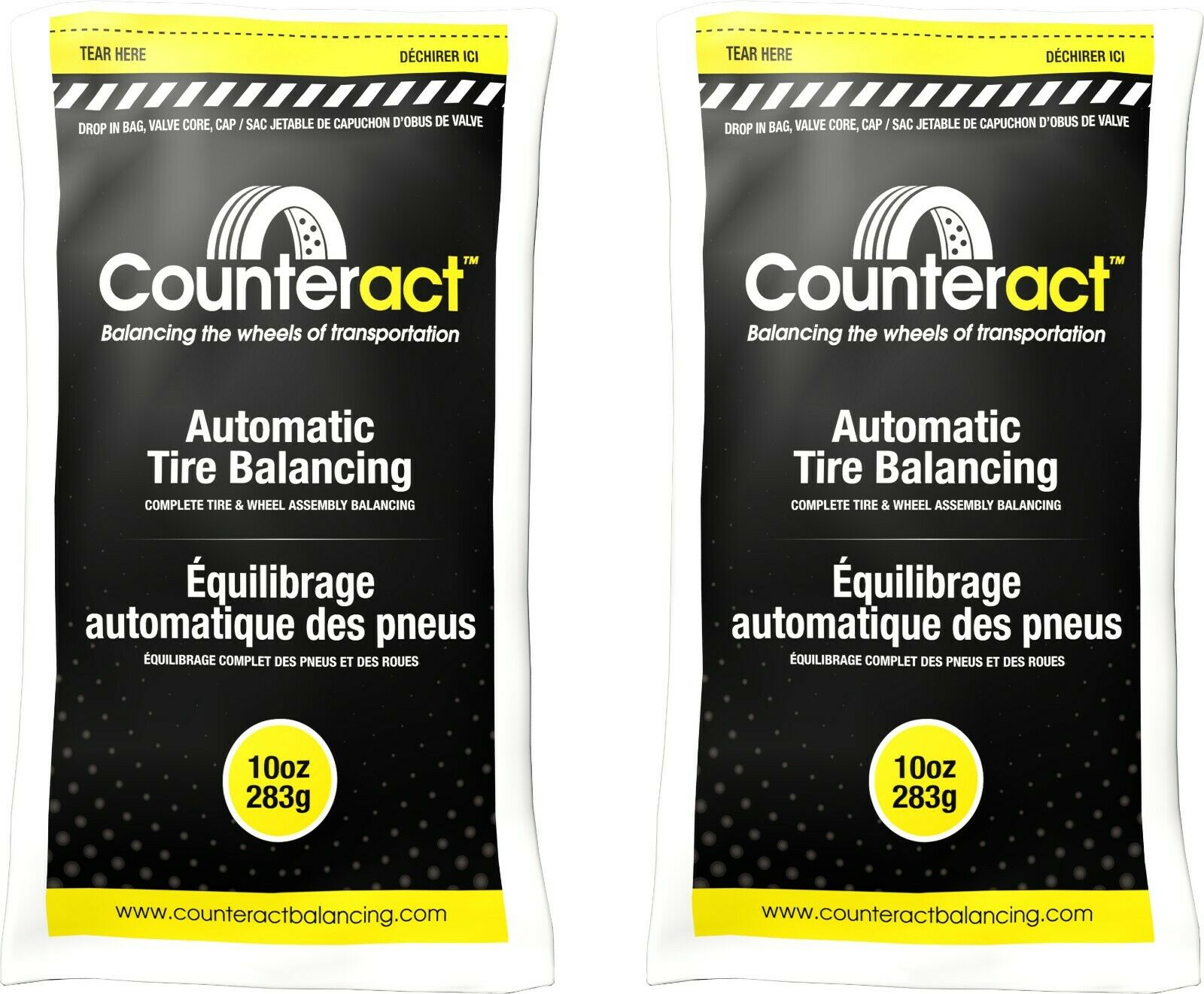 Counteract 100BNB Tire Balancing Beads 10 oz (2 Bags)