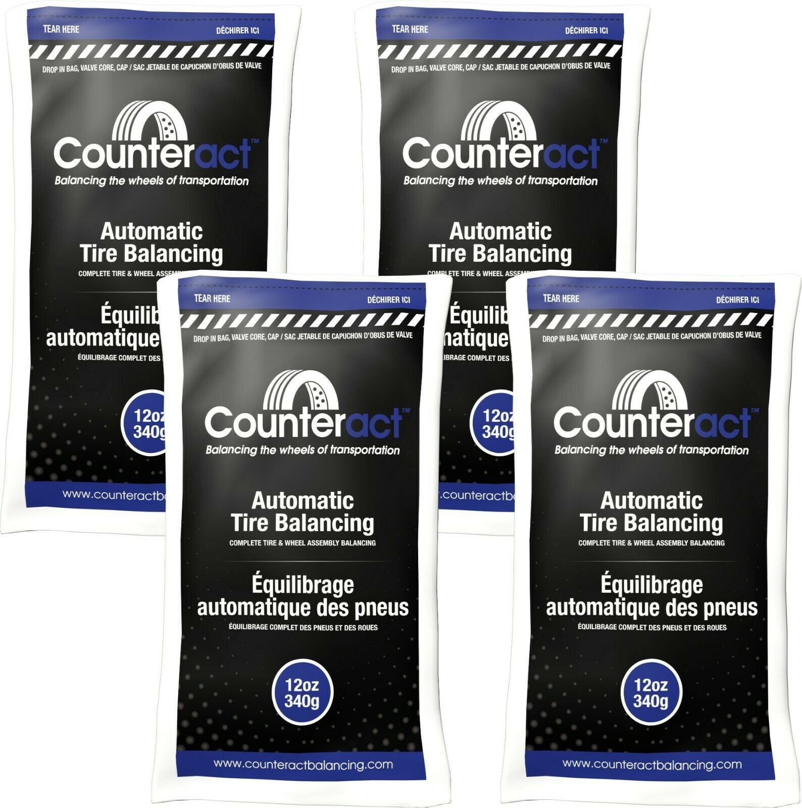 Counteract 120BNB Tire Balancing Beads 12 oz (4 Bags)