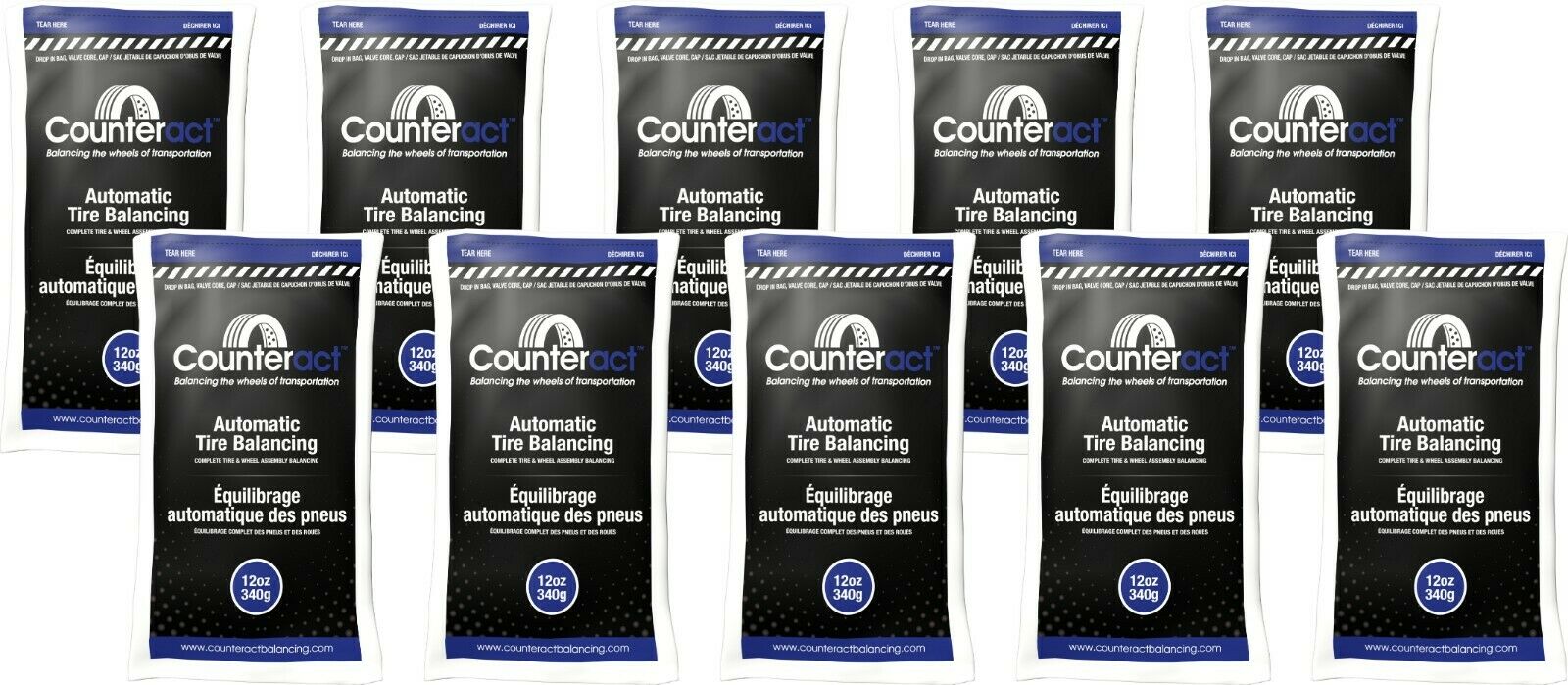 Counteract 120BNB Tire Balancing Beads 12 oz (10 Bags)