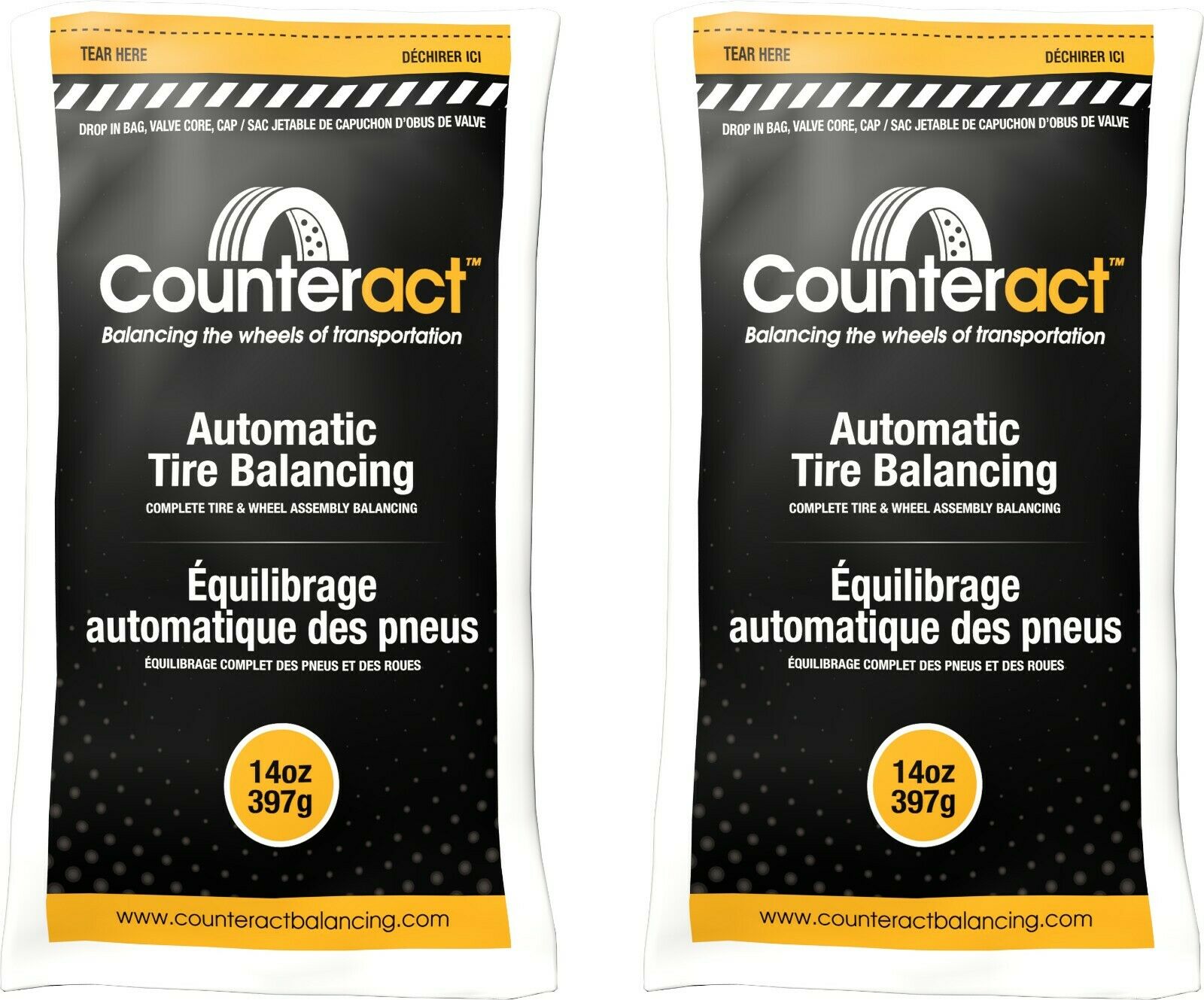 Counteract 140BNB Tire Balancing Beads 14 oz (2 Bags)
