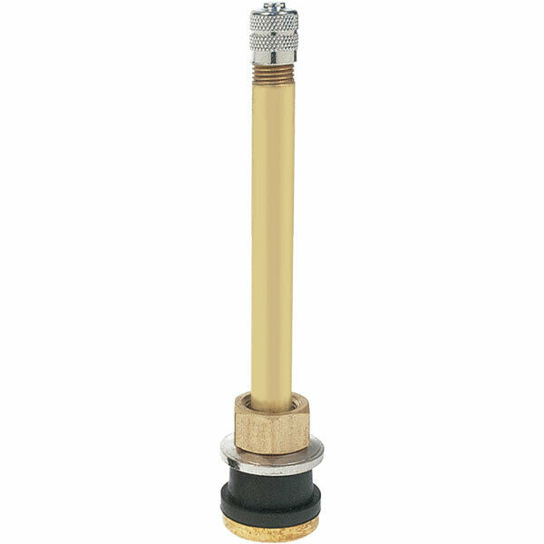 Dill TR572 3-3/4" Brass Clamp-in Tubeless Truck Valve Stem (.625) Pack of 4