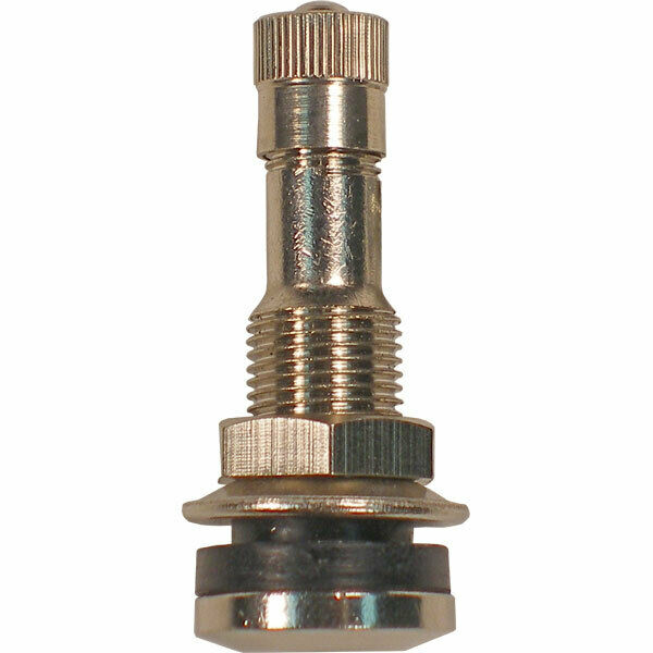 Dill VS-902CR 1-1/4" Nickle Plated Brass Bolt In Valve Stem .453/.625 Pack of 4