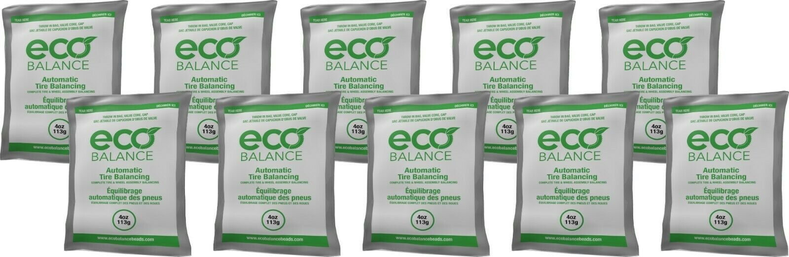 ECO Balance 04EB Tire Balancing Beads 4 oz (10 Bags)