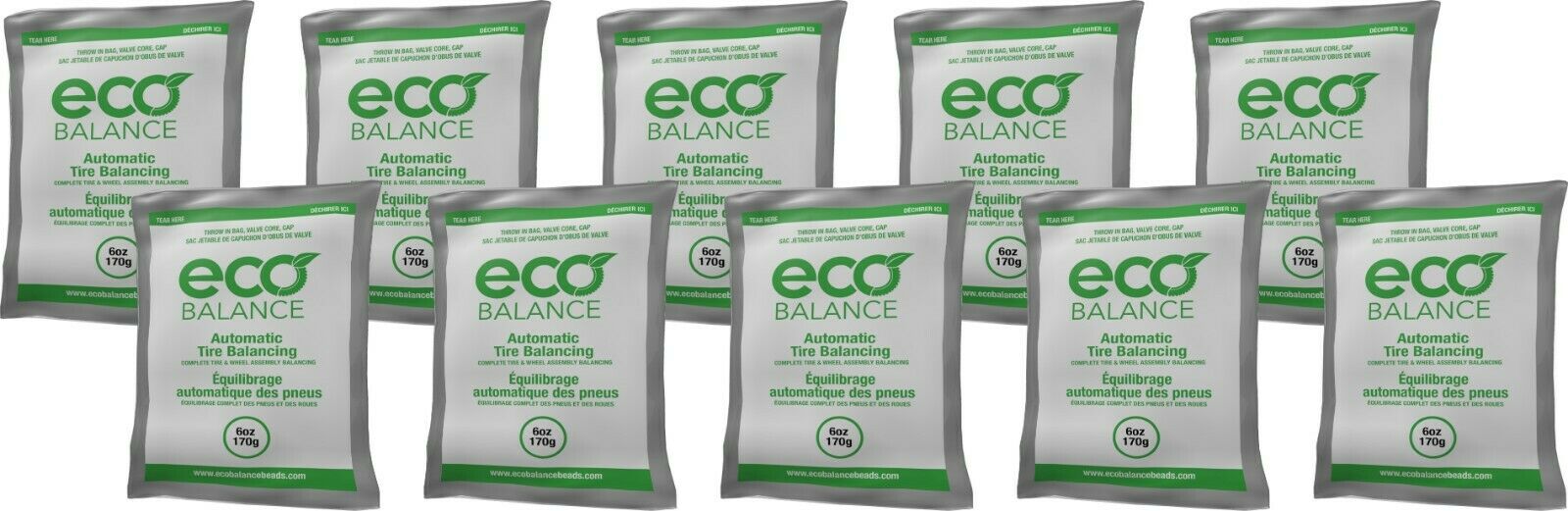 ECO Balance 06EB Tire Balancing Beads 6 oz (10 Bags)