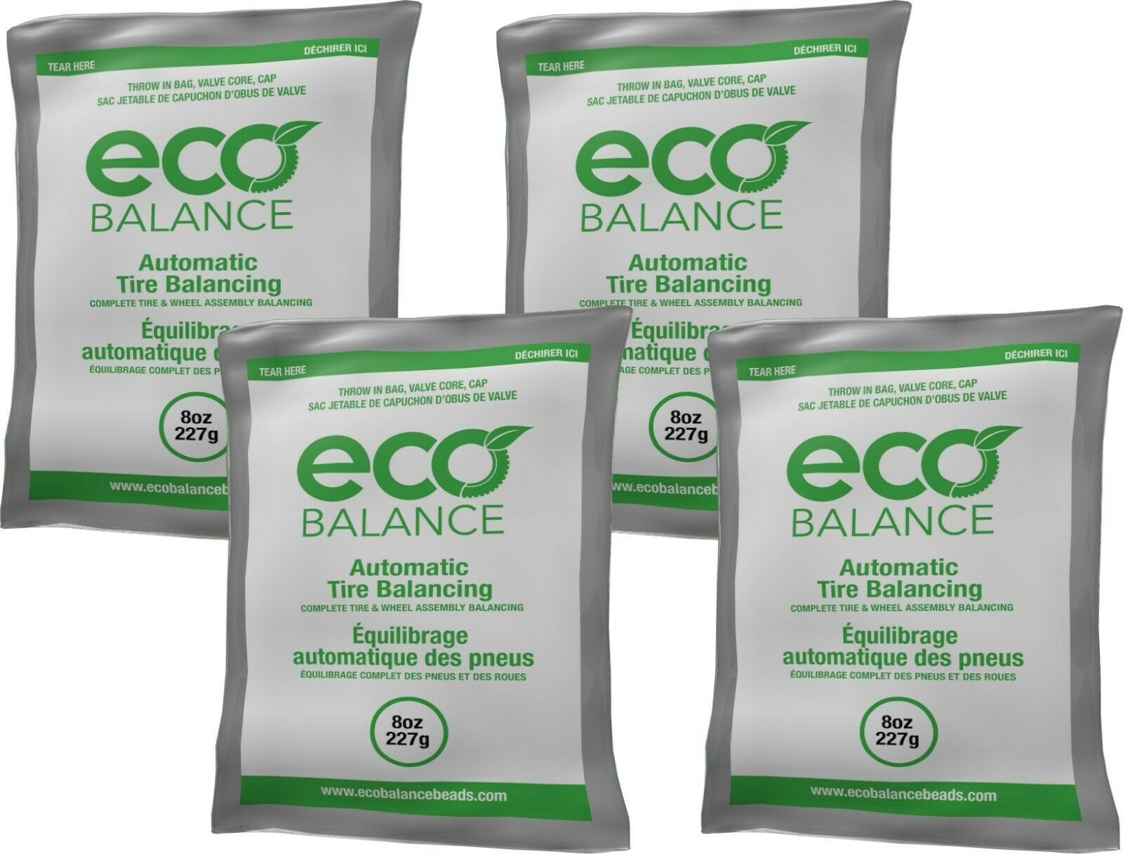 ECO Balance 08EB Tire Balancing Beads 8 oz (4 Bags)