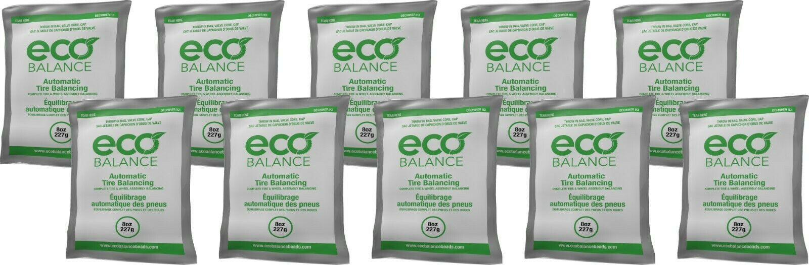 ECO Balance 08EB Tire Balancing Beads 8 oz (10 Bags)