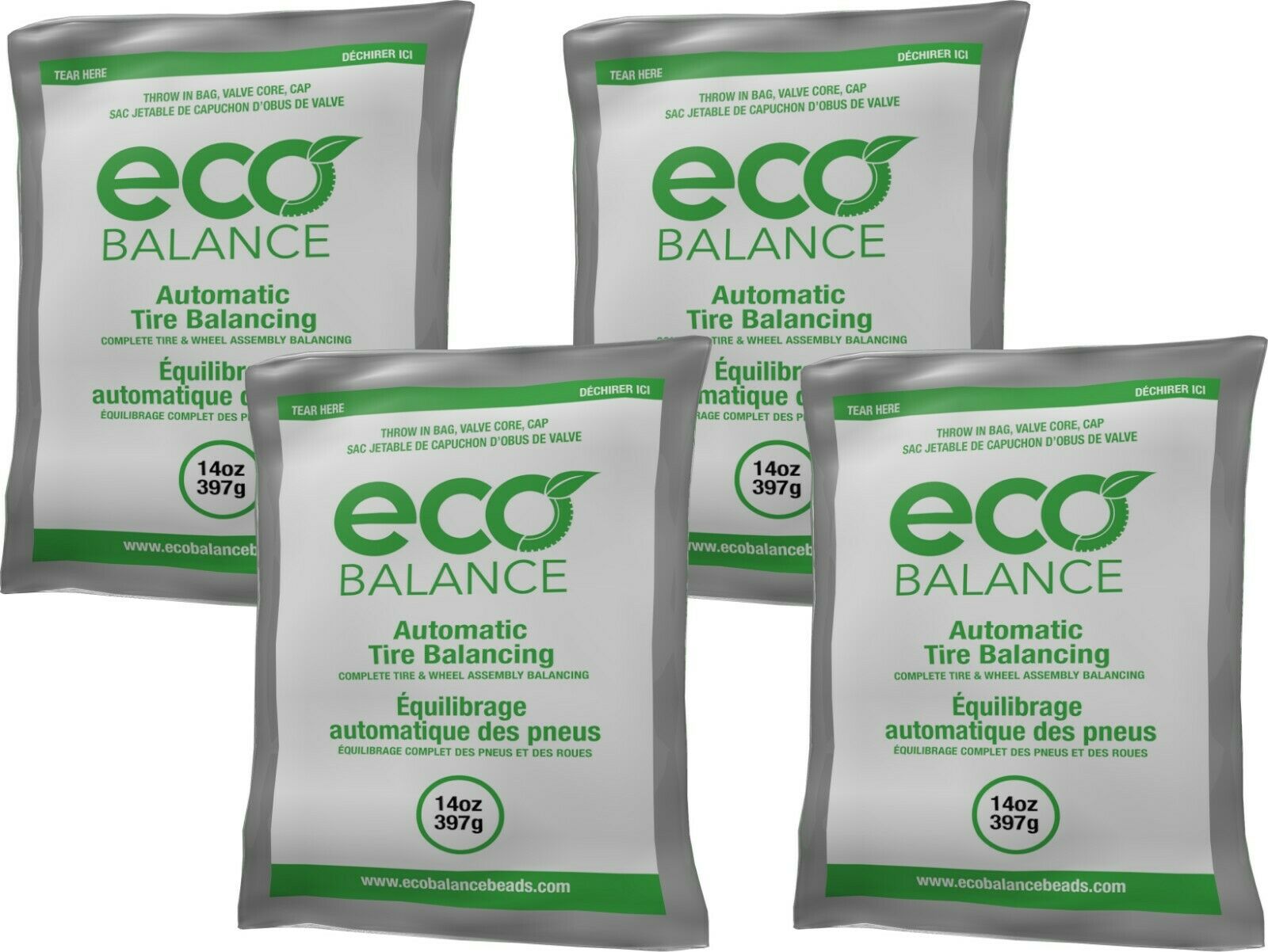 ECO Balance 14EB Tire Balancing Beads 14 oz (4 Bags)