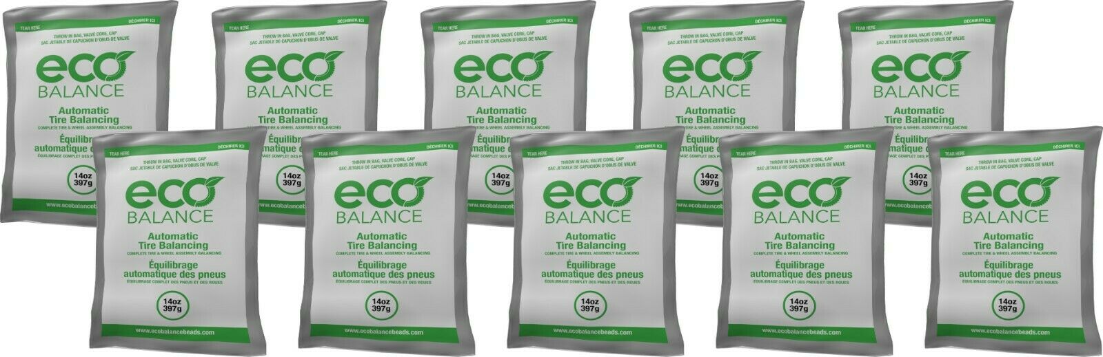 ECO Balance 14EB Tire Balancing Beads 14 oz (10 Bags)