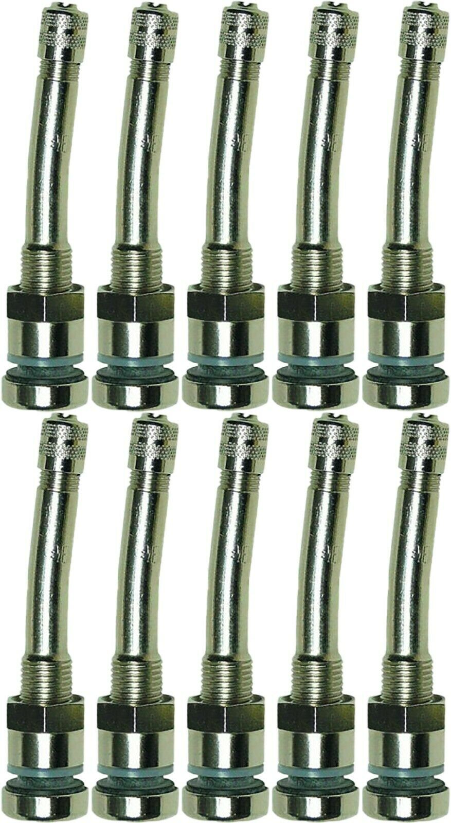 Haltec 70-MS-7 Steel Wheel Valve Stem with Grommet for 9.7mm Holes Pack of 10