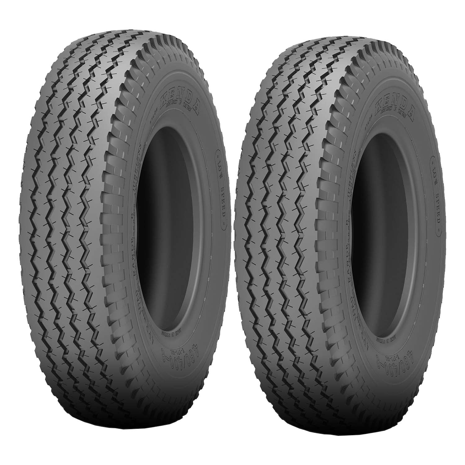 Kenda Loadstar K371 Bias Trailer Tire LRB 4ply 4.80/4.00-8 Pack of 2