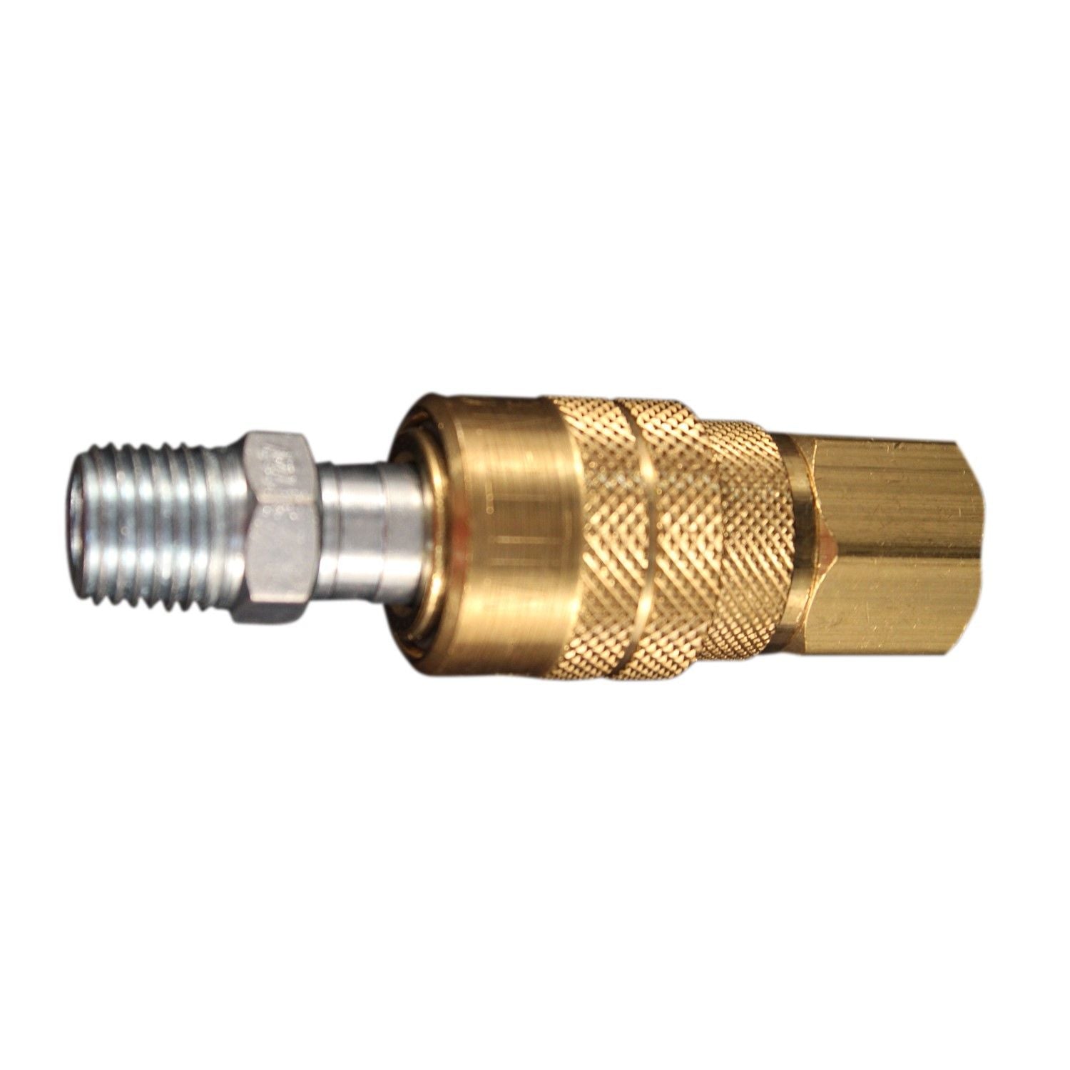 Milton S-711 1/4" NPT M Style Coupler and Plug - Pack of 10