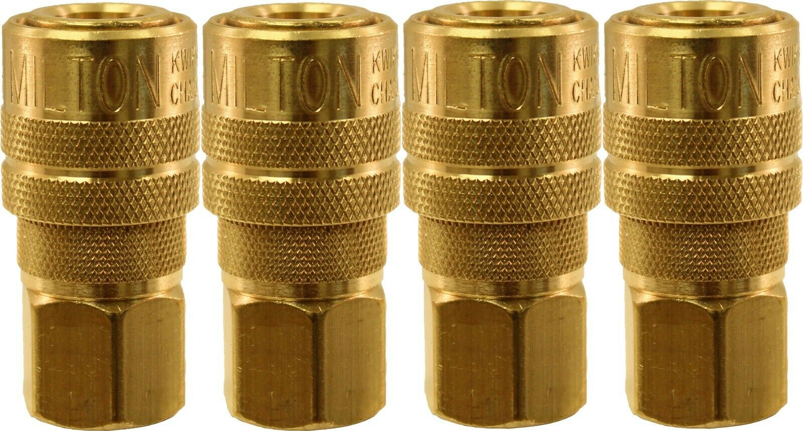 Milton 715 1/4" FPT M-Style Coupler - Pack of 4