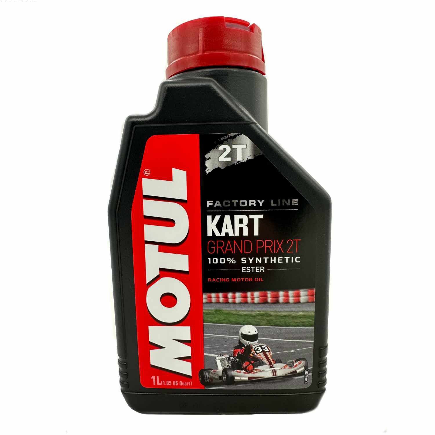 Motul Factory Line Kart Grand Prix 2T Synthetic Racing Motor Oil - 1 Liter