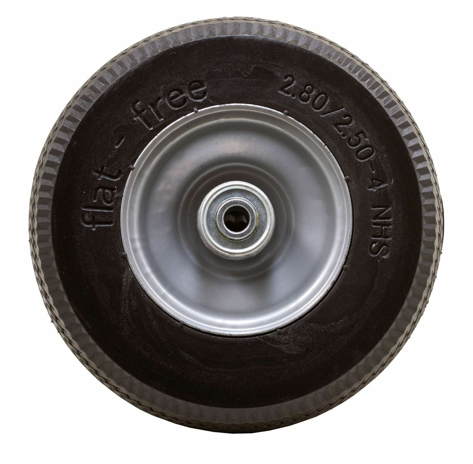 Marathon 00026P Flat Free Sawtooth Utility Tire on Rim 2.80/2.50-4 Pack of 2