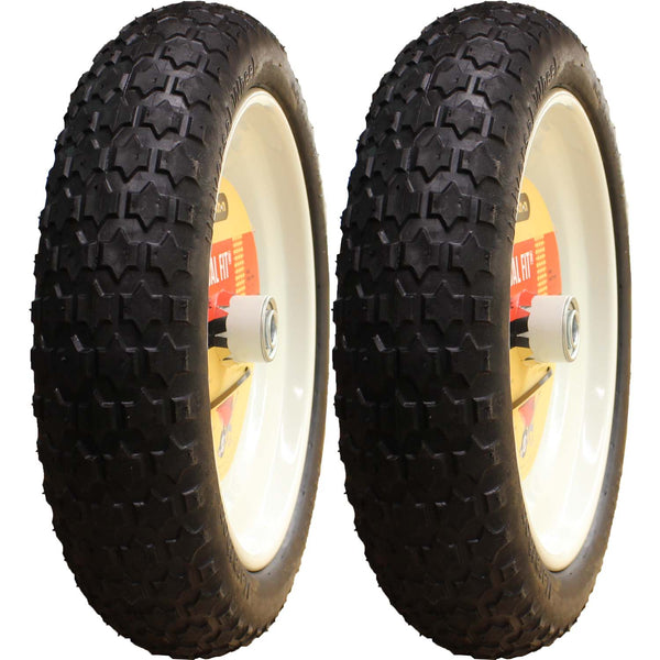 Marathon 00265 Flat Free Universal Wheelbarrow Tire 4.80 4.00 8 Pack o