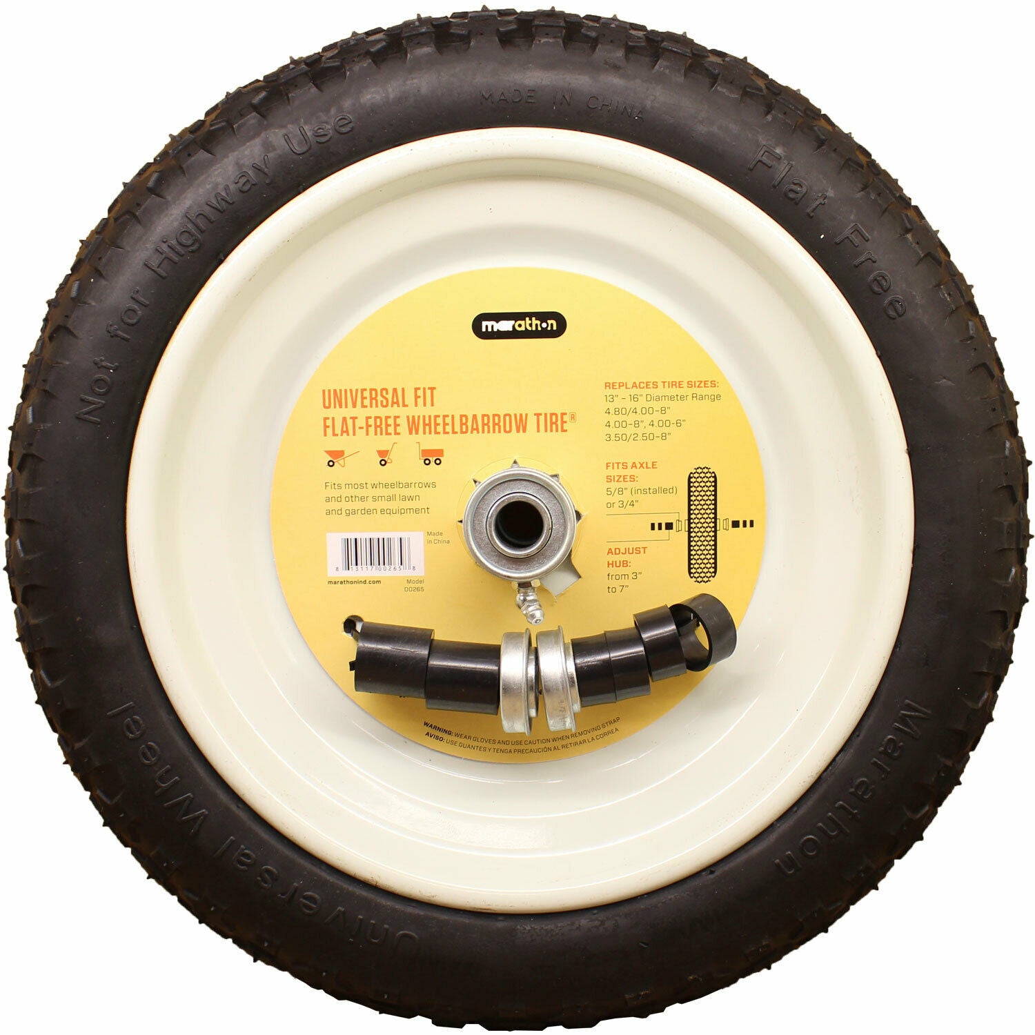 Universal wheelbarrow deals tire