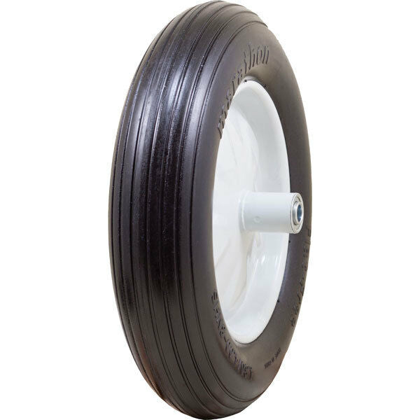 Marathon 00001 Flat Free Ribbed Utility Wheelbarrow Tire 4.80/4.00-8