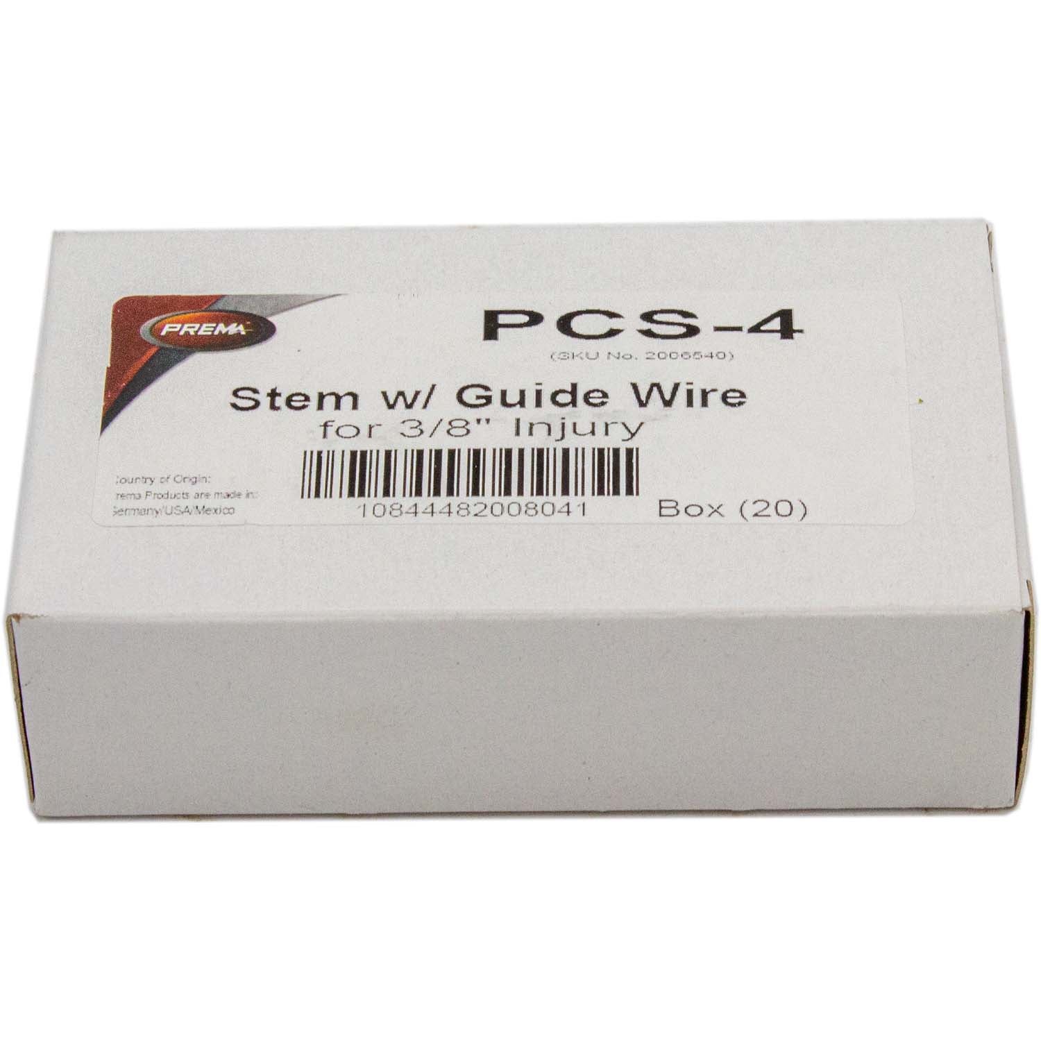 Prema PCS-4 3/8" Tire Plug with Wire Box of 20