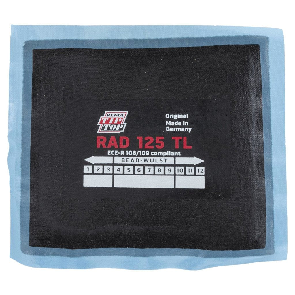 REMA TIP TOP RAD-125 Radial Tire Repair Patch 4-1/2" x 4-7/8" 3ply - Box of 10