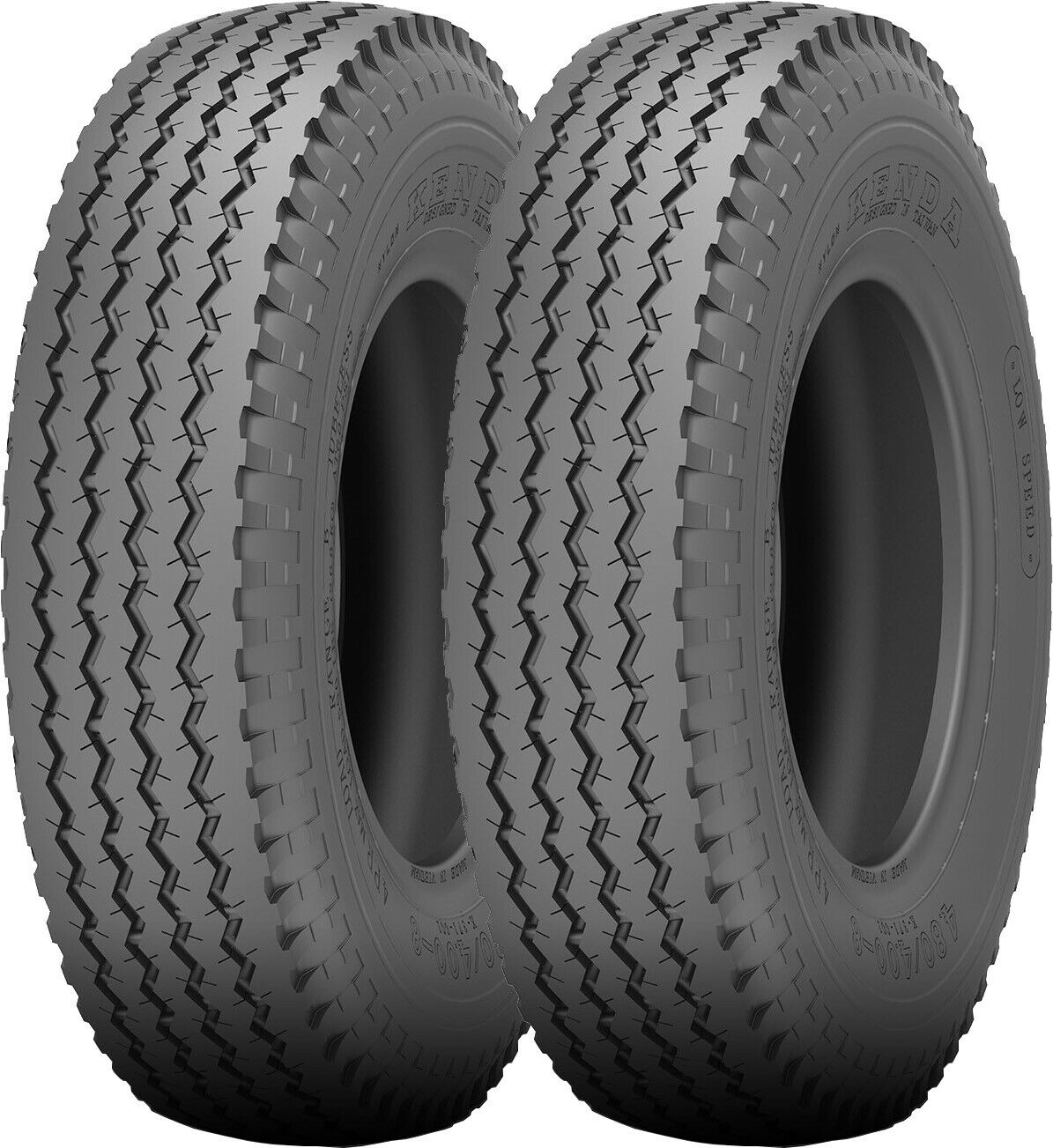 Kenda Loadstar K371 Bias Trailer Tire LRC 6Ply 4.80/4.00-8 Pack of 2