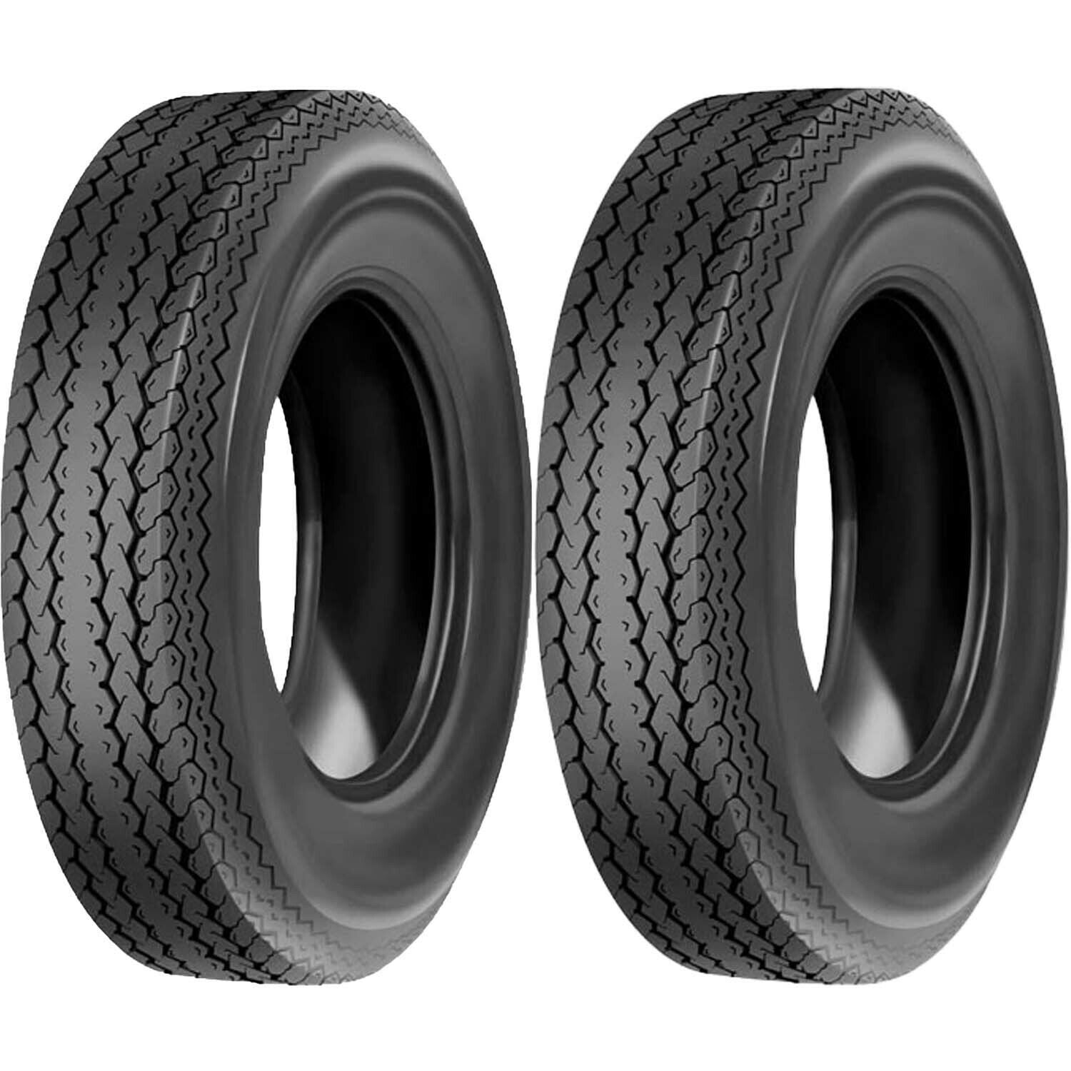 Deestone D901 Trailer Tire LRC 6ply 4.80-12 Pack of 2