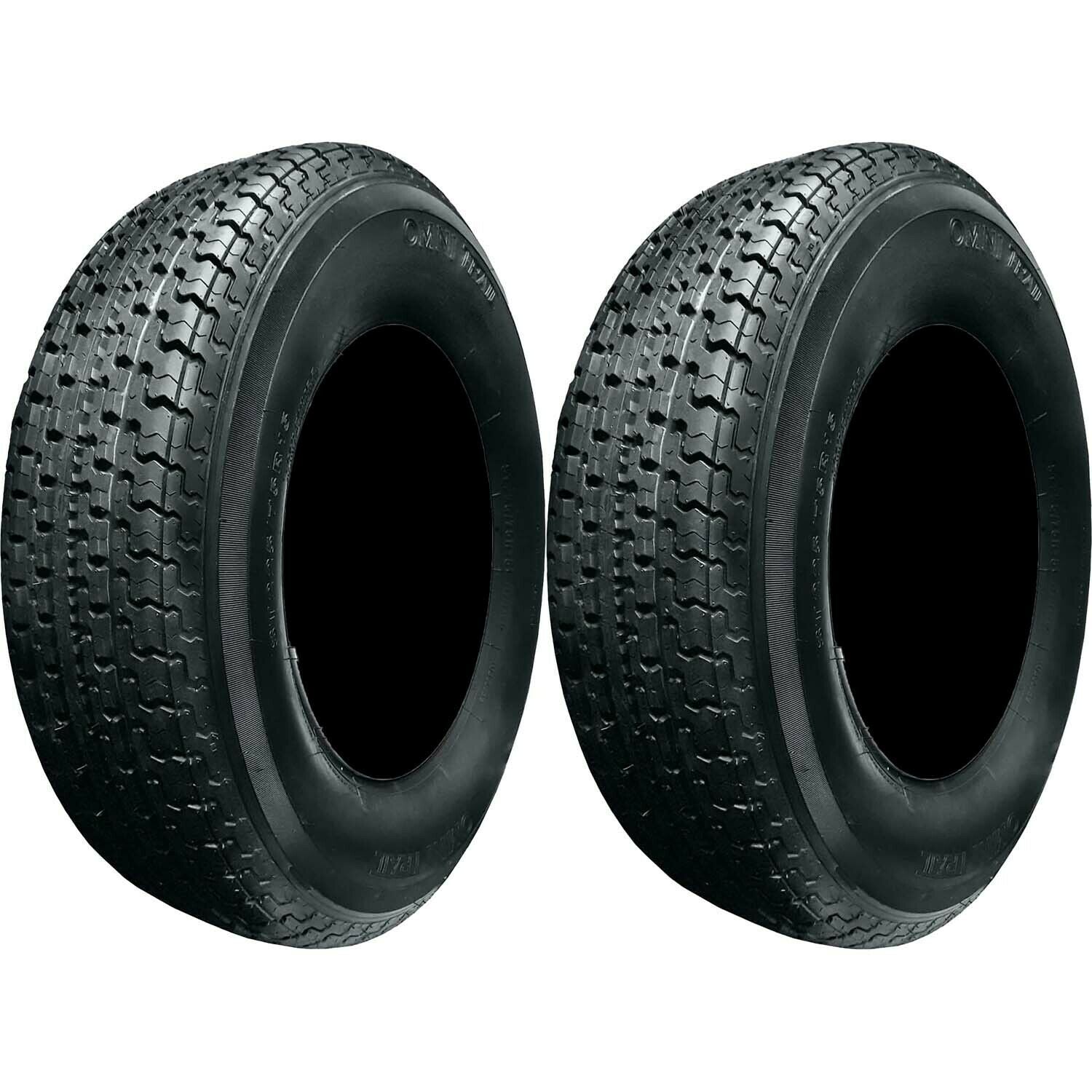 Omni Trail Radial Trailer Tire LRE 10ply ST225/75R15 Pack of 2