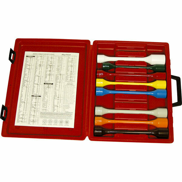 Lock Technology 1500 1/2" Drive 8 Pc A,B,C,E,G,F,I,Q Torque Stick Set w/ Case