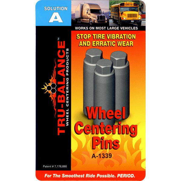 Tru-Balance A-1339 Wheel Centering Pins Solution A 3" Set(3) 22.5/24.5 Wheels