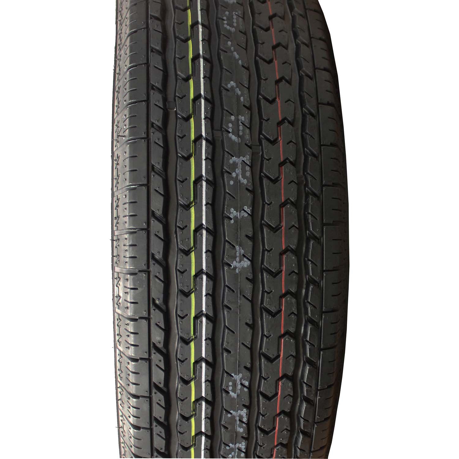 Carlstar Ultra CRT Radial Trailer Tire LRC 6Ply ST215/75R14 Pack of 4