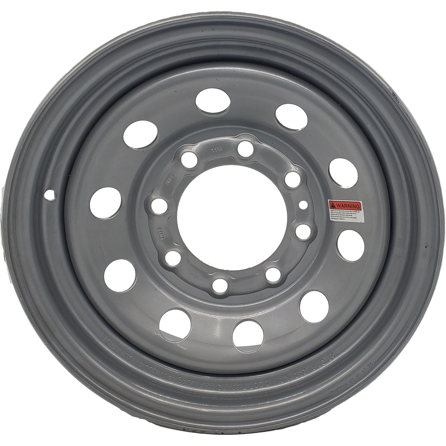 Carlisle 16x6 8 on 6.5 Modular Steel Wheel - Silver