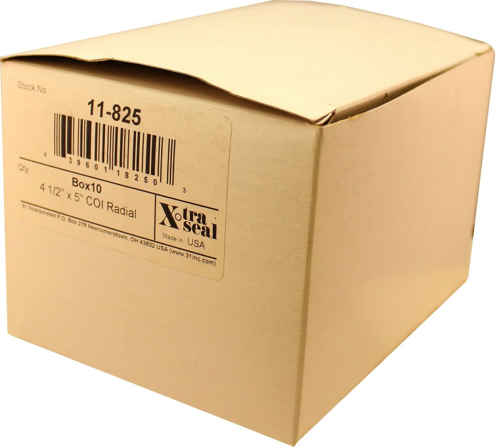 Xtra Seal 11-825 4-1/2"X5" Radial Tire Patch 3ply Box of 10