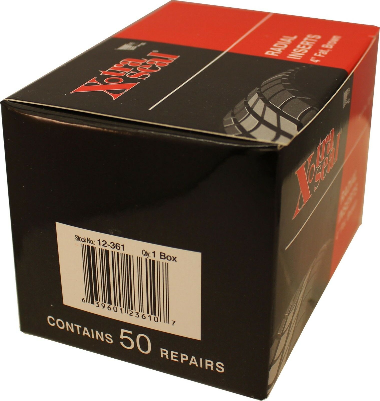 Xtra Seal 12-361 Fat Brown Vulcanizing 4" Tire Repair String Plug Box of 50