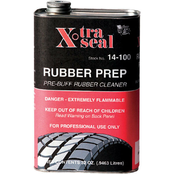 Xtra Seal 14-100 Rubber Prep Liquid Pre Buff Rubber Tire Cleaner 32oz Pack of 2